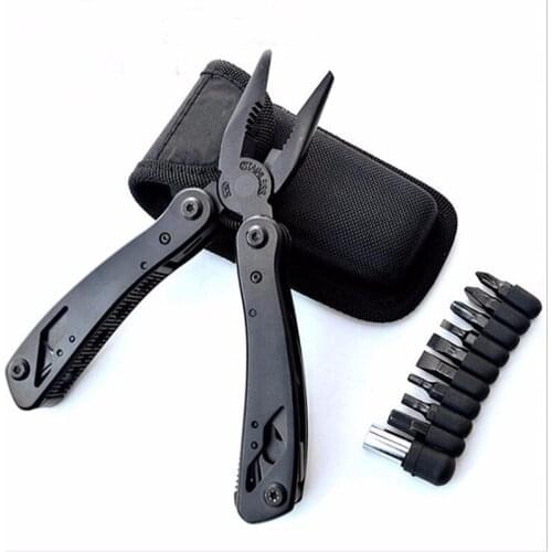 Outdoor Portable Multi-Purpose Knife Stainless Steel Folding Pliers Combination Pliers Survival Tooll