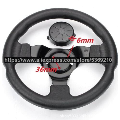300mm 30cm Universal Refitting Steel Pipe Steering Wheel For DIY China Go Kart Buggy Karting ATV UTV Bike Parts