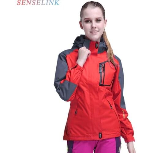 Women Autumn New Thin Windproof Waterproof Jacket Coat Women Brand Casual Spring Outwear Windproof Hat Zipper Jacket Women