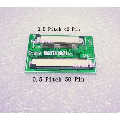 0.5 Pitch FFC TTL 50P to 40P Connector Adapter 0.5 50Pin 40P EJ080NA04C TTL FFC FPC Adapter Plate 8 inch LCD Panel 50P 40Pin