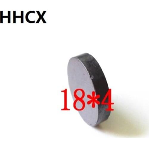 10pcs/lot Y30 Disk Ferrite Magnet 18*4 mm Permanent magnet 18mm x 4mm Black Round Speaker magnet 18x4 mm
