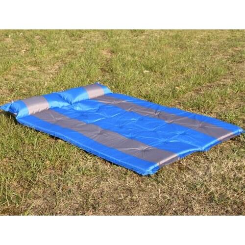 Automatic 190*130*5cm inflatable cushion Camping Mat Double Air Mattress with pillow