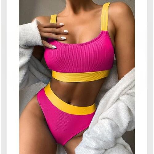 Bikinis 2021 Plus Size Swimwear Women Swimsuit Sexy Bathing Suit Biquini Feminino Maillot De Bain Femme Monokini Tankini