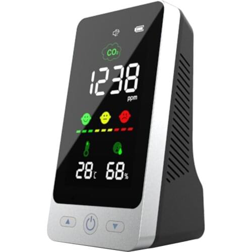 Domestic Use Carbon Dioxide Detector CO2 Concentration Ambient Temperature And Humidity Tester