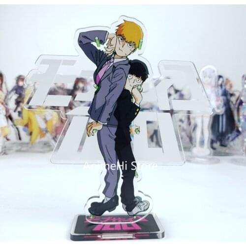 Mob Psycho 100 Kageyama Shigeo action figura Anime Mobu Saiko Hyaku reigen arataka acrylic dolls figure toy 15cm