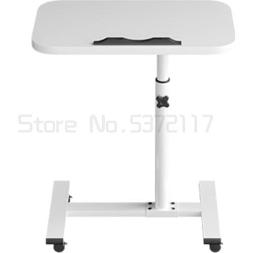 This computer desk is a simple mobile desk on the bed. The small table can rotate and lift the bedside table