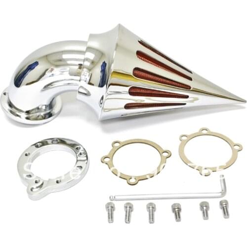 Chrome Motorcycle Spike Air Cleaner Intake Filter For Harley Sportster 1200 Low Custom Nightster Seventy Two XL883 Hugger Deluxe