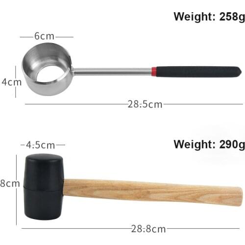 Stainless Steel Coconut Opener Tool Remove Jujube Hawthorn Walnut Kernels Coconuts Open Hole Tools Kitchen Accessories JS22