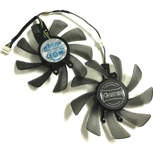 2pcs/set GTX970 GTX780Ti GTX780 GPU VGA Cooler Fans For GALAXY GTX760/770/780/780Ti/970 Video Cards As Replacement