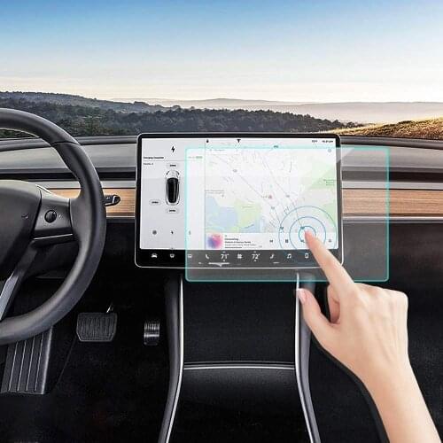 Kwaks Model3 Screen Protector Tesla 15-Inch Tempered Glass Anti-Scratch And Anti-Impact Touch Screen Protector