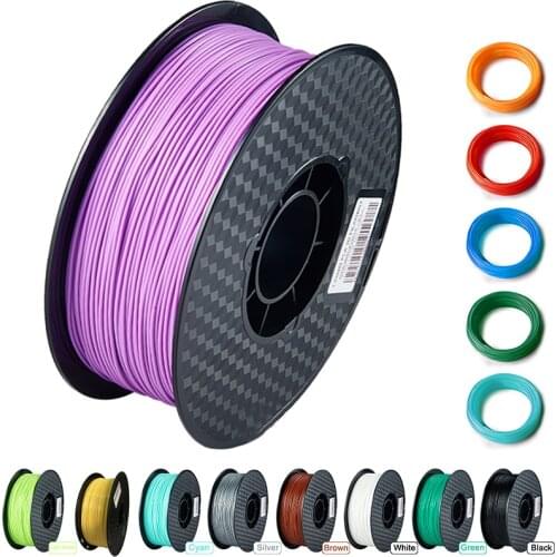 PLA Materal 3D Printer Filament 1.75mm 100g/250g Multiple Color 3D Pen Filament Solid Purple Blue Yeallow Black Transparent