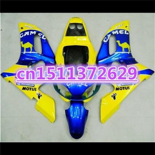 Fairing kit for YZFR6 98-02 YZF R6 98 99 00 01 02 yellow black YZF600 R6 1998 99 00 01 2002 ABS fairing parts-Dor D