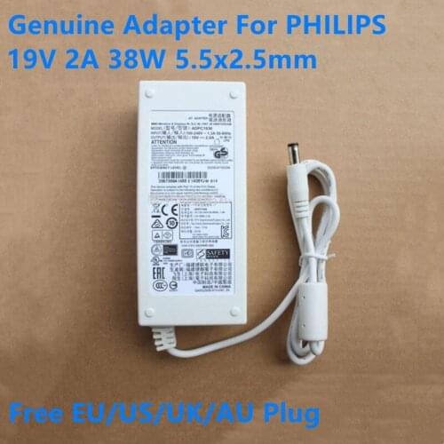 Genuine AC Adapter Charger For PHILIPS AOC 19V 2A 38W ADPC1936 ADPC1938EX 220C4LSB/93 226V4TFB/93 276E7Q LCD Monitor Adapter