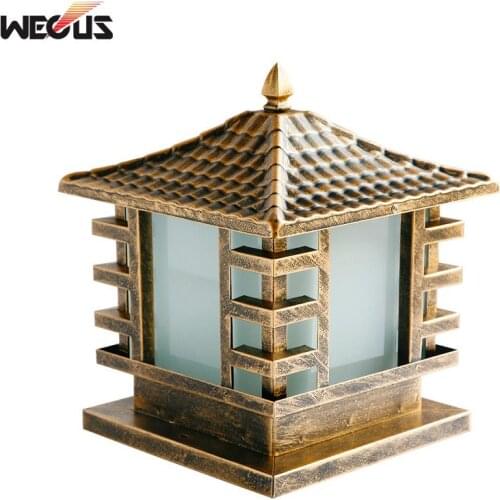 WECUS) Tile type Wall pillar lights, door garden lights, garden villa outdoor waterproof light