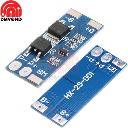 2S 8A Li-ion 7.4V 8.4V Lithium Battery Overcurrent Overcharge Overdischarge Protection Board For Li-ion Lipo battery Cell Pack