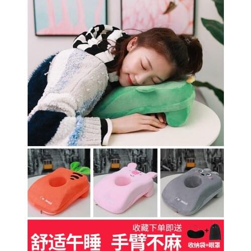Afternoon Nap Pillow Stomach Sleeper Pillow Stomach Sleeper Pillow Lunch Break Childrens Table pa shui Pillow
