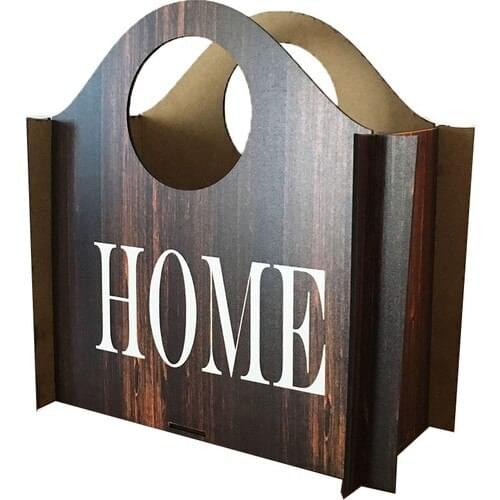 Practical Decor Kahverengikutu Storage Arrangement Newspaper Rack