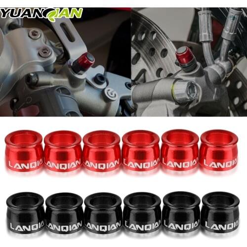 For DUCATI DIAVEL 1200 2010-2018 2011 Motorcycle Universal Caliper Billet Bleed Valve Cover Kit DIAVEL 1260 S 1260S 2019-2020