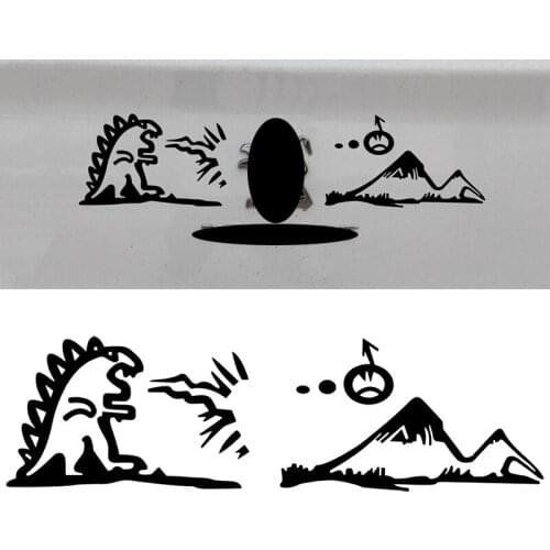 Customizable Personality Lion fight devil Sticker car-styling for peugeot 206 307 308 407 206 407 2008 3008 508 car accessories