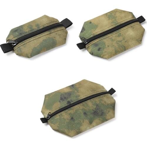 Oxford Cloth Outdoor Molle Pouch Holder Travel Zipper Case Bag for Camping Hiking EDC Tool Pack Mobile Phone Wallet Purses S/M/L