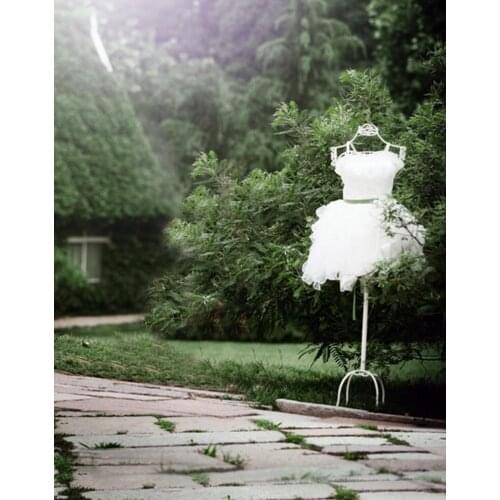 Tree White Dress Photography Backdrops Photo Props Studio Background 5x7ft