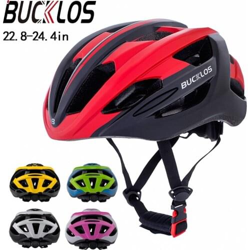 BUCKLOS Cycling Helmet Lightweight Man Women Bicycle Safety Cap Breathable Outdoor Sport Road MTB Helmet Bike Equipment