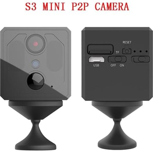 S3 Mini Wifi P2P Camera High-Definition 2K/1080P Wireless Indoor Camera Night Vision Two Way Audio Motion Detection Baby Monitor