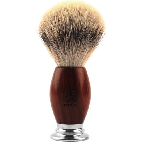Men Shaving Brush Hand-made Badger Silvertip Brushes Pincel De Barbear Aluminum Handle Brocha De Afeitar Badger Hair Knot