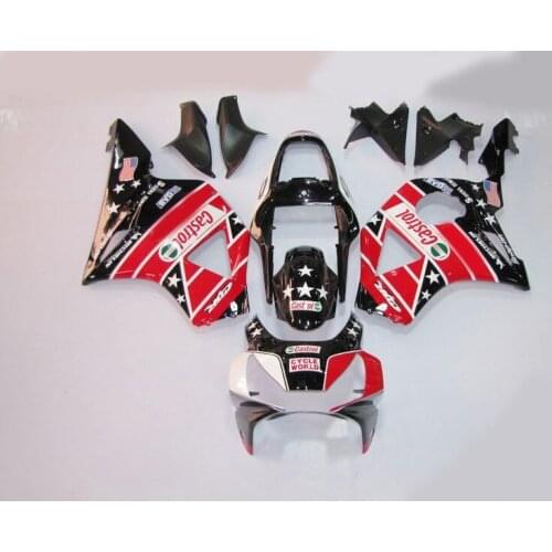 Dor-Motorcycle Fairing kit for CBR900RR 954 02 03 CBR 900RR 2002 2003 CBR 900 ABS Red black Fairings set