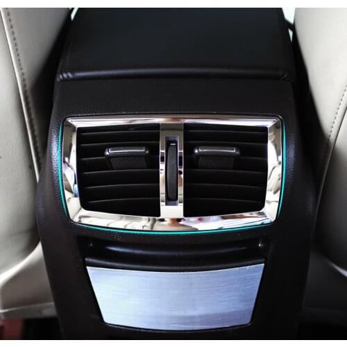 Stainless steel trim outlet air conditioning decoration circle cover sticker For opel Insignia sedan Sport Tourer 2010 - 2014