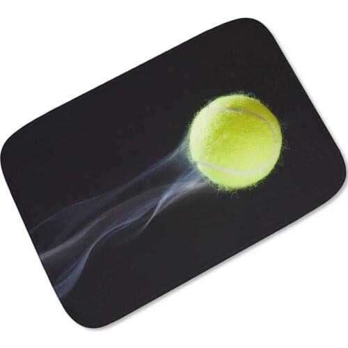 Drop Shipping 40x60cm/50x80cm/60*90cm Floor ball style Carpet Soft Flannel Non-slip Mats Rug for Bathroom Door mat Living Room