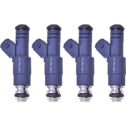 Deleen 4x High impedance Fuel Injector 0280155712 For Saab Car Accessories