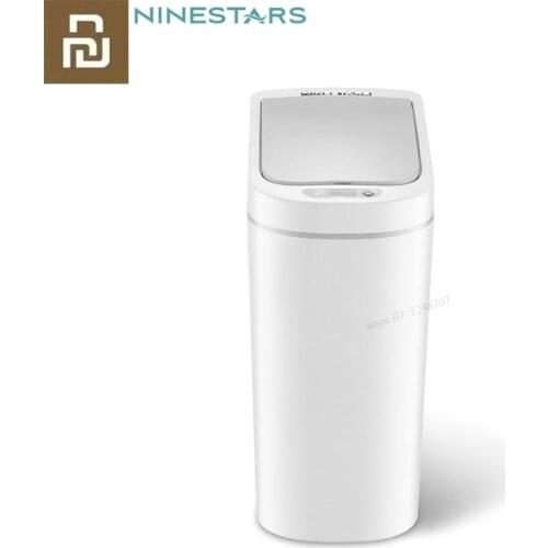 Youpin NINESTARS Smart Sensor Trash Can Square Automatic Wireless Induction Waste Bin Eco-friendly Dustbin Household Trash