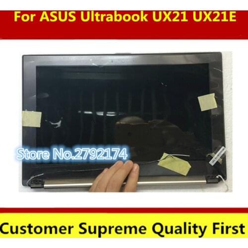 2pcs original LCD SCREEN For AS US Ultrabook UX21 UX21E HW11WX101 HW11WX101-03 1366*768 LED display Assembly AB cover