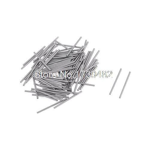 100 Pcs Stainless Steel 0.85mm x 15.8mm Dowel Pins Fasten Elements