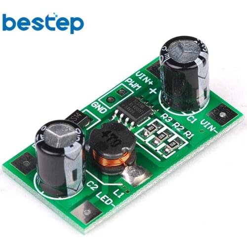 350mA 1W LED Driver PWM Light Dimmer DC-DC 5-35V Step Down Module Power Supply Buck Constant Current Module High-Efficiency