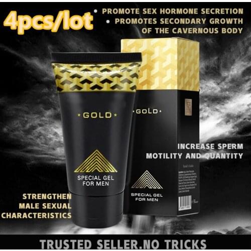 4pcs Original Russia Gel Penis Enlargement Cream Big Dick Growth Thicker Increase XXL Aphrodisiac Penis Delay Erection Men