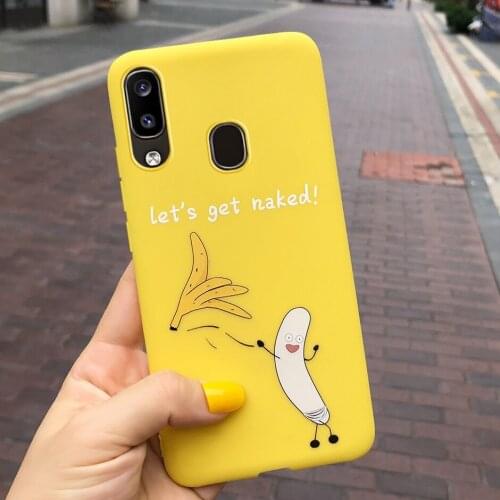 Pattern Case For Samsung Galaxy A20E A202F A202 SM-A202F A20 Duos 5.8" Candy Color Soft Silicon Case For Samsung A20e Back Cover