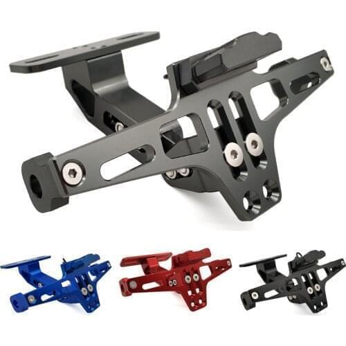 Motorcycle Rear License Plate Mount Holder LED Light Moto Bracket Frame For Gas Gas EC2T FSE FSR EC250 ec 250 Accessories