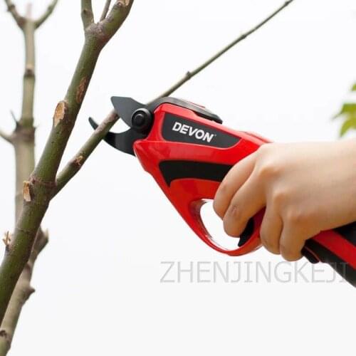 Electric Charge Pruning Shears Fruit Tree Scissors Pruning Machine Garden High Efficiency Portable Gardening Electric Scissors