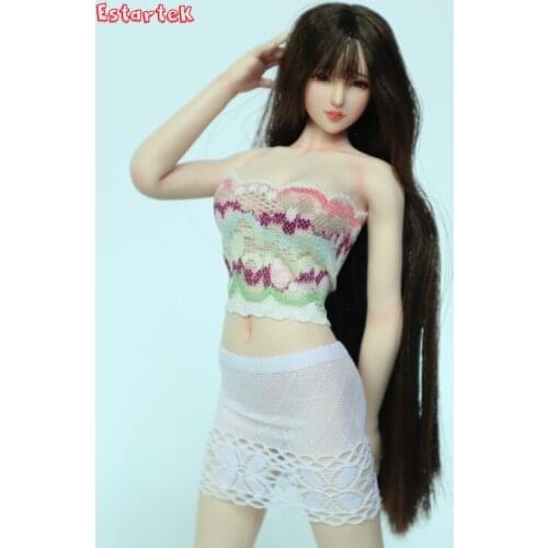 Estartek ET108M Hand Made 1:6 Brassiere Wiping Costume with Dress for Action Figure DIY