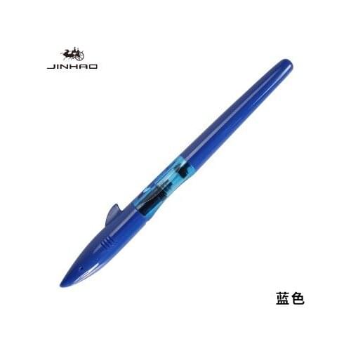 JINHAO 993 All Colour small Shark Student practice Fine Nib blue Fountain Pens New with 5pcs ink sac