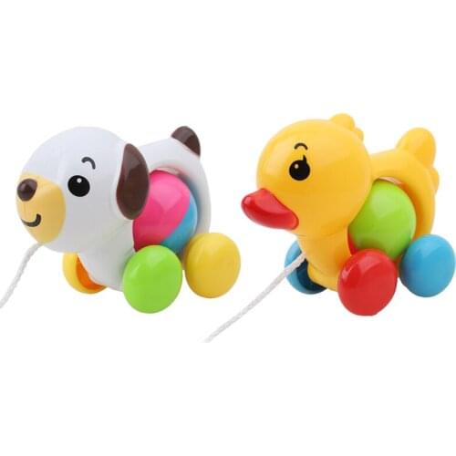 Cute New Tattoo Funny Baby Children Noise Maker Toys Pull Puppies Dog With Rattling Function Best Christmas Birthday Gift