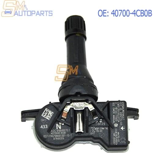 1Pcs TPMS Tire Pressure Monitor for Nissan Renault Infiniti 407004CB0B 40700-4CB0B 433MHz