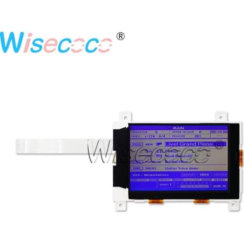 Wisecoco NEW for Yamaha PSR S500 S550 S650 mm6 DGX630 DGX640 5.7 Inch LCD Screen Display Module