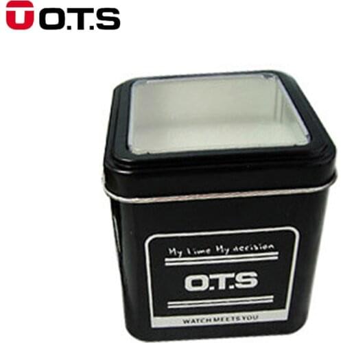 Watches Gift Box for Sport Watches Men Watch Accessory Digital Watch Box Protection Metal Sqaure Boxs