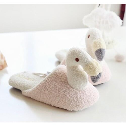 Women Slides Flamingo Swan Luxury Shoes Women Designers Indoor Slipper Pink Lovely Animal Slippers Girls Cute Shoes House Ladie