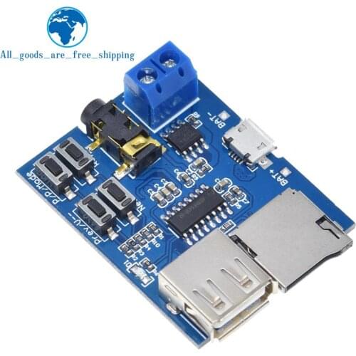 TZT TF card U disk MP3 Format decoder board module amplifier decoding audio Player