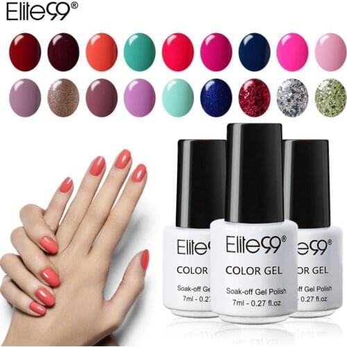 Elite99 7ml UV Nail Polish Long Lasting Beautiful Colors Nail Primer Gel Varnishes Gelpolish Nail Lacquer