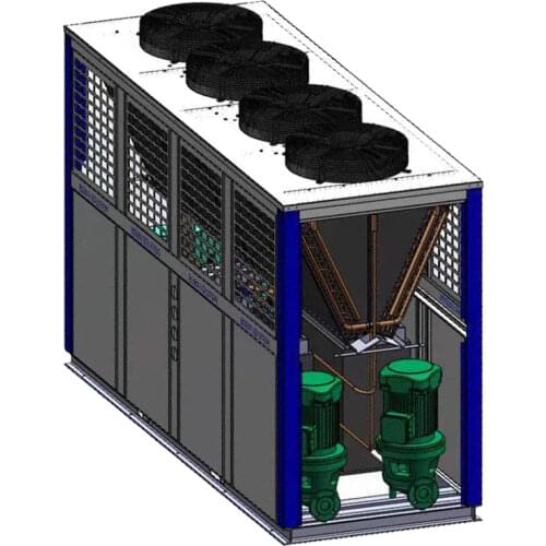 5M3 -18'C freezer intergrated refrigerated unit for hotel and restaurant food storage or working as mini cold room